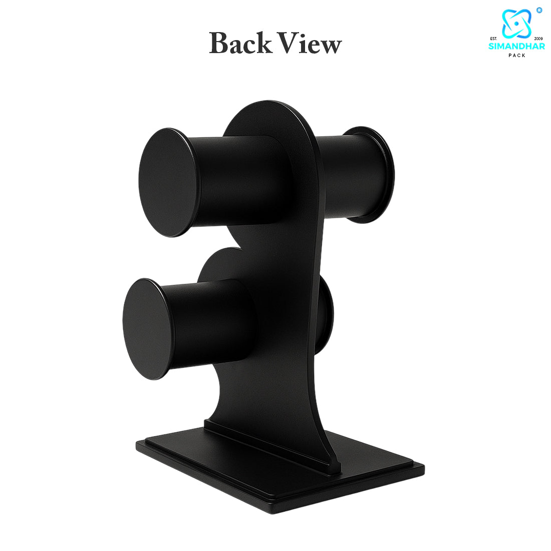 white,Black Plastic 2 Step Jewelry Bangle Display Stand Holder For Jewelry Storage And Jewelry Shop