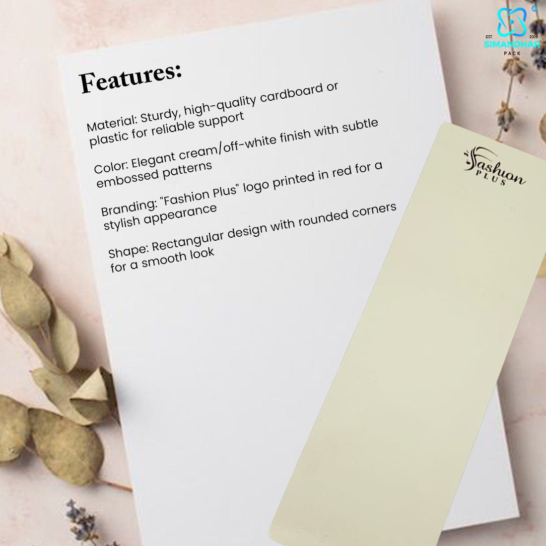 Necklace & Jewellery Display Cards for Packaging