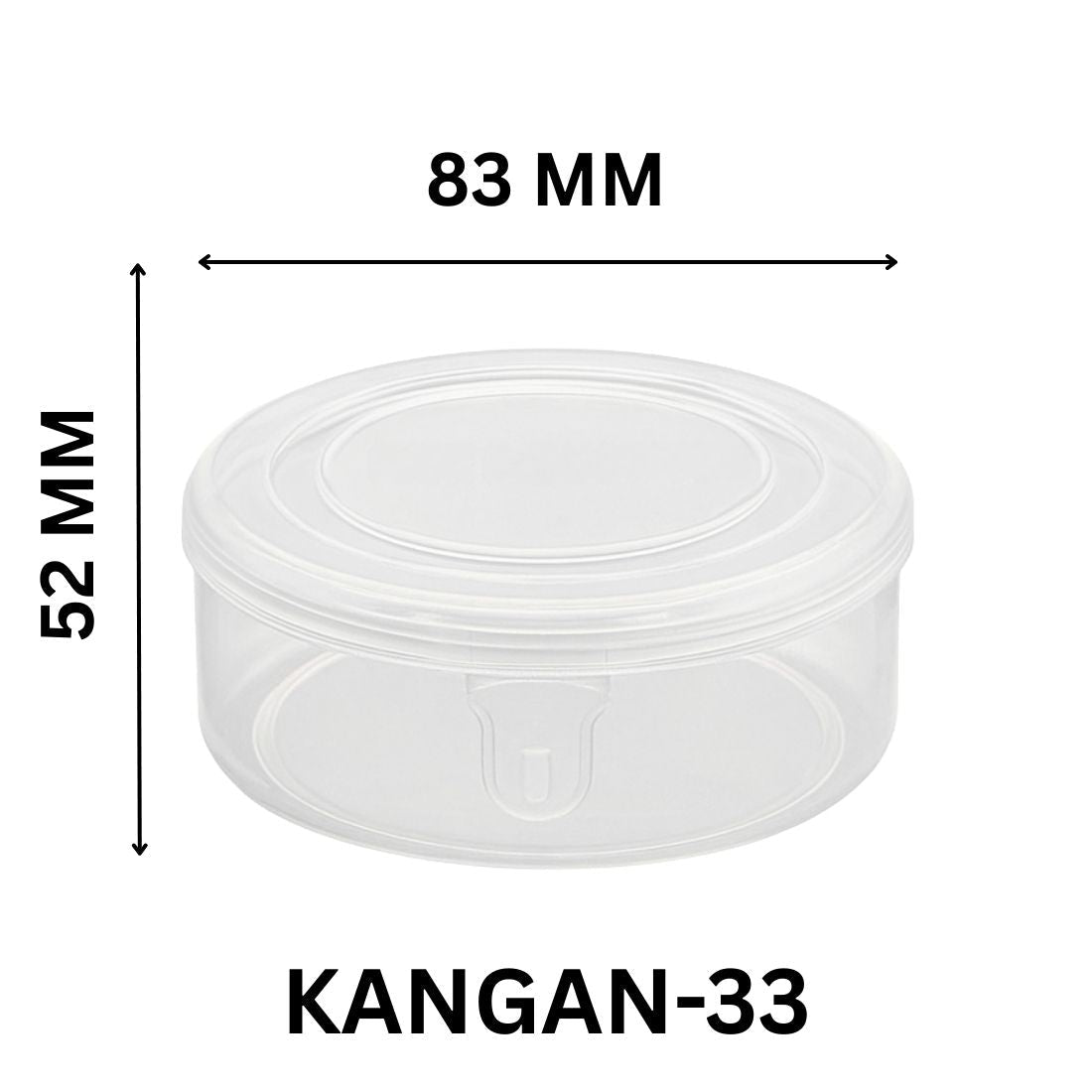 Stylish Round Shape Plastic Bangles Holder Box for Women & Girls