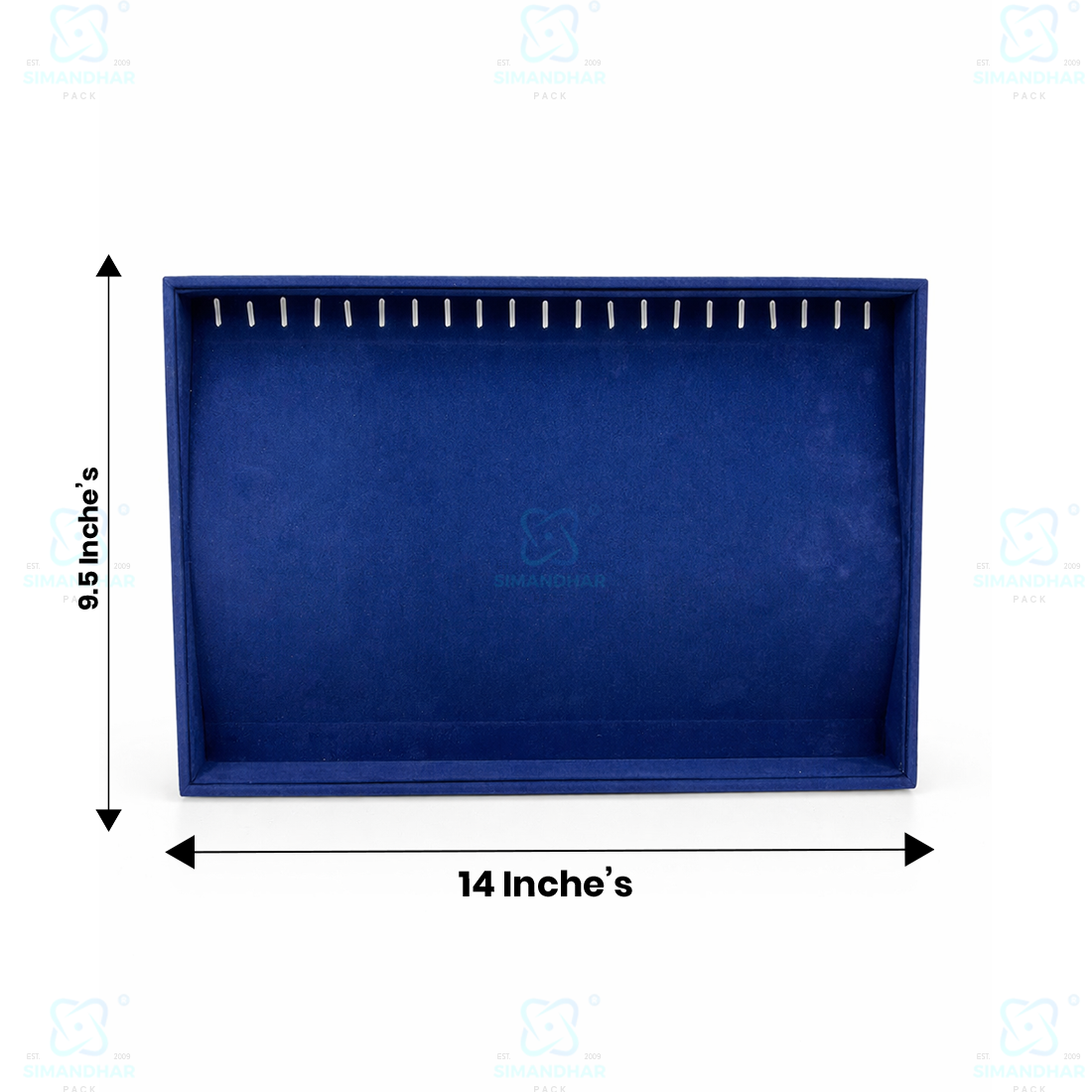 Luxury Velvet Chain Tray for Necklace & Pendant Display