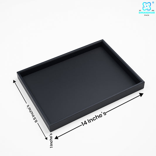 White Colour Fancy Jewellery Tray for Rings, Earrings & Chains