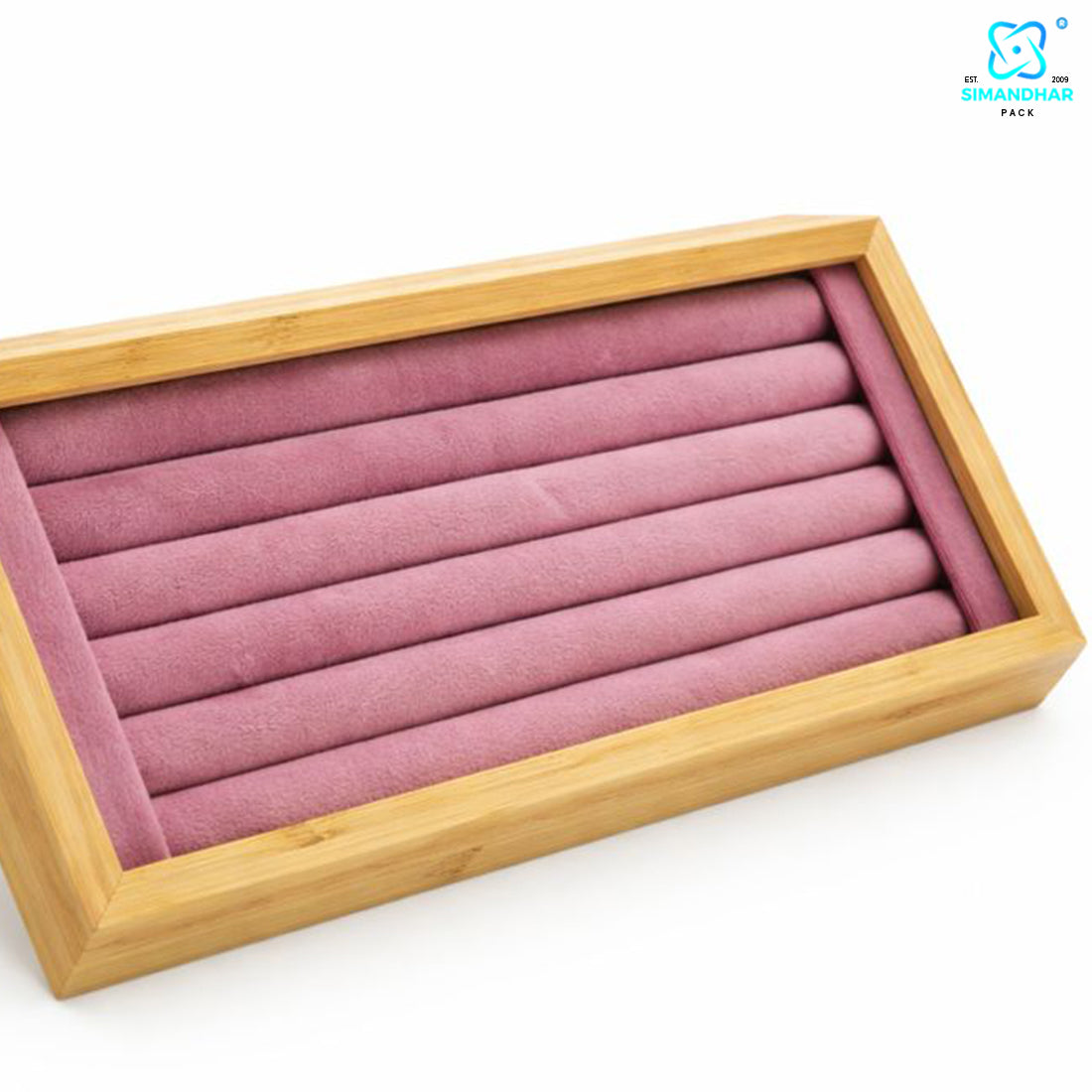 Premium Velvet Kada Tray for Jewellery Display – Elegant Bangle Organizer