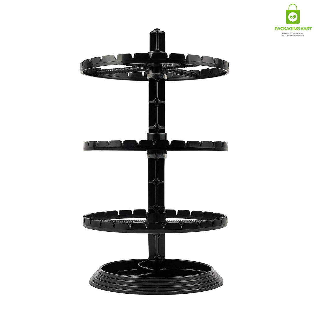 Rotating Round Plastic Stand for Earrings & Studs