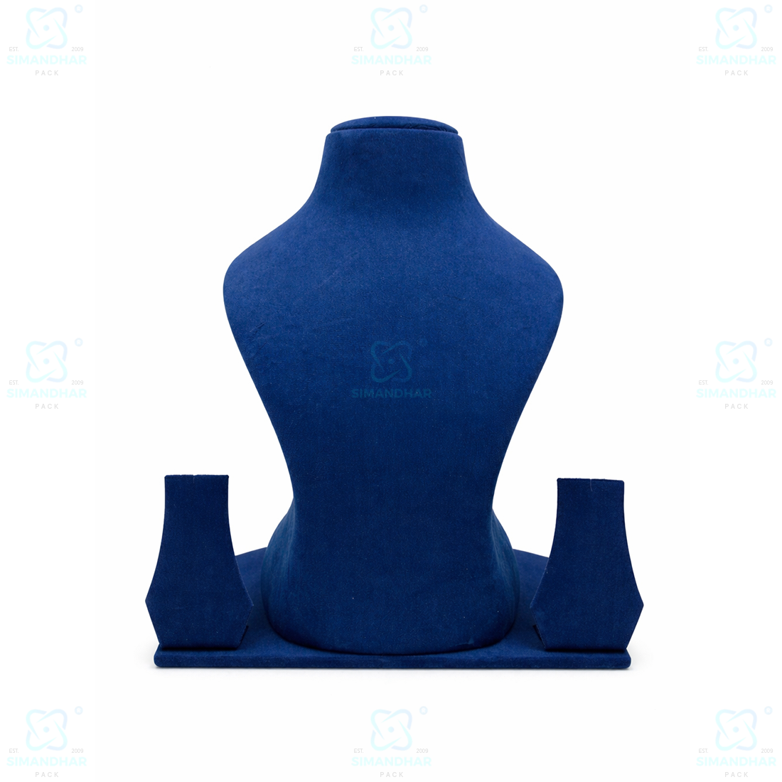 Soft Velvet Jewellery Mannequin Stand – Premium Necklace Display Holder