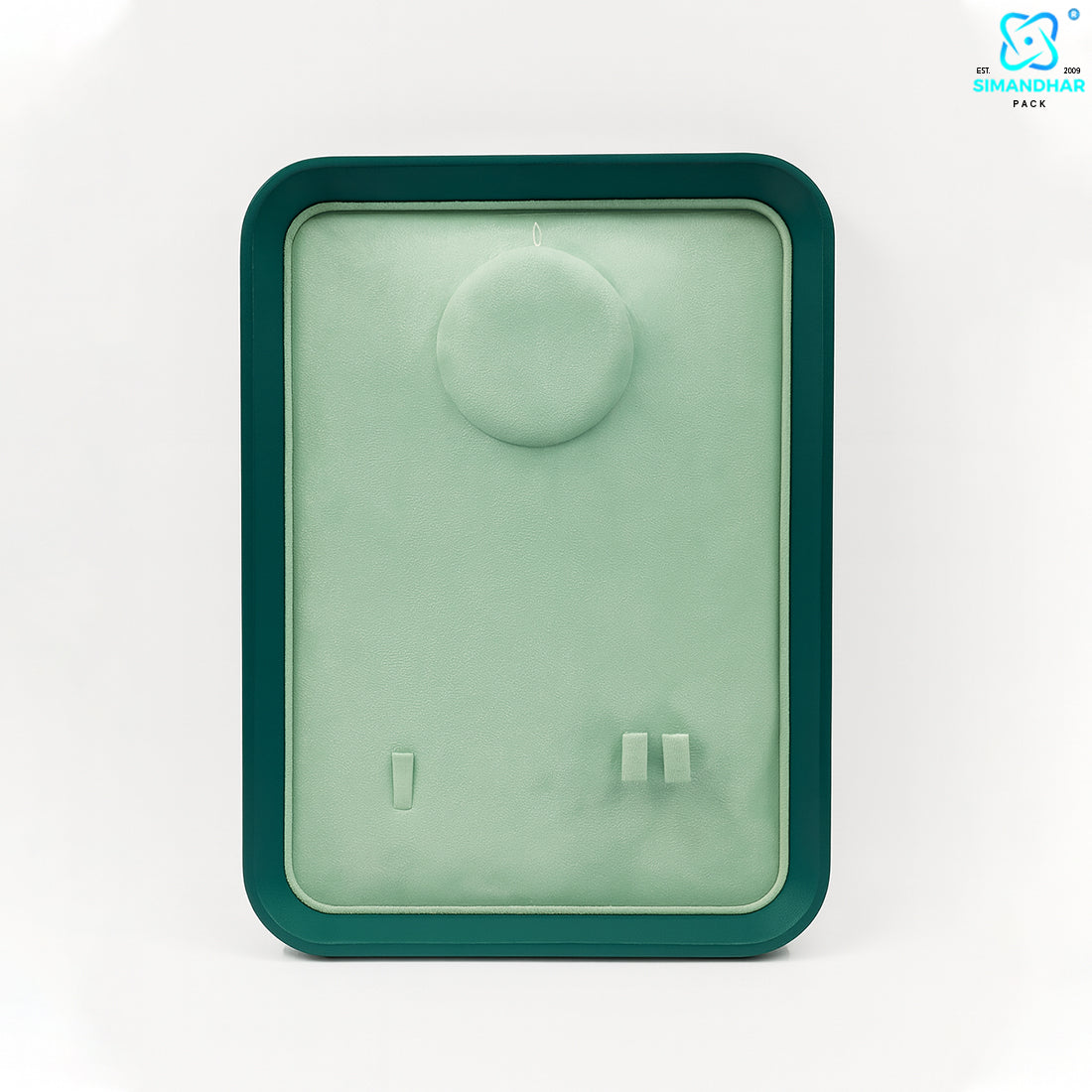 Green Necklace Display Tray | Pendant & Chain Jewellery Organizer