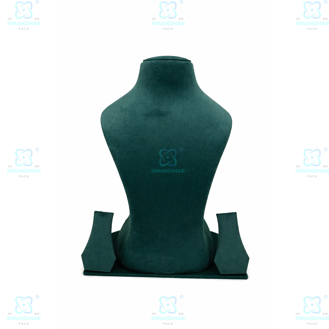 Velvet Jewellery Display Bust Stand – Stylish Showcase for Necklace & Accessories
