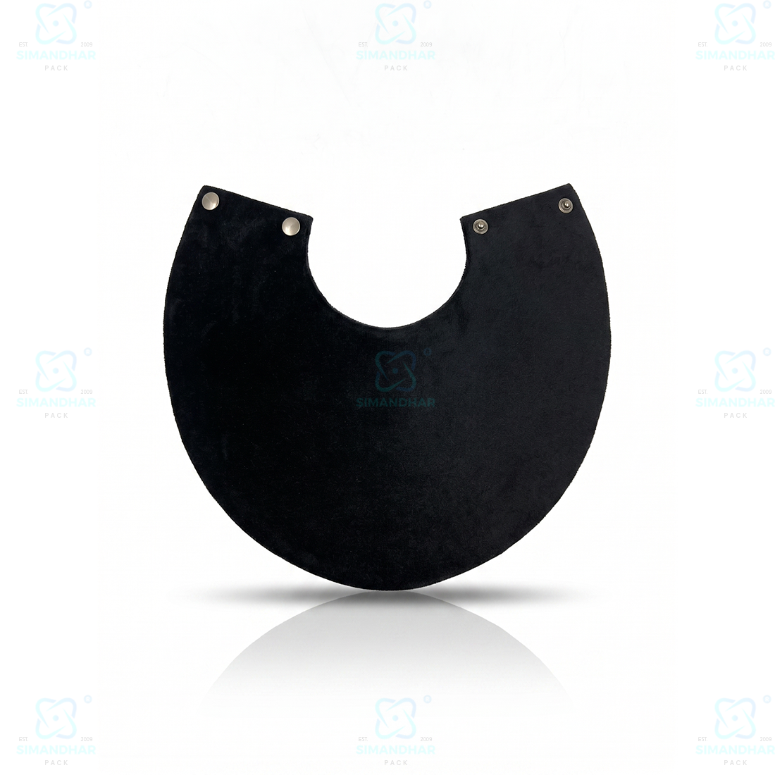 Premium Quality Leather Velvet Foldable Necklace Statue for Jewellery Display | Elegant Necklace Stand