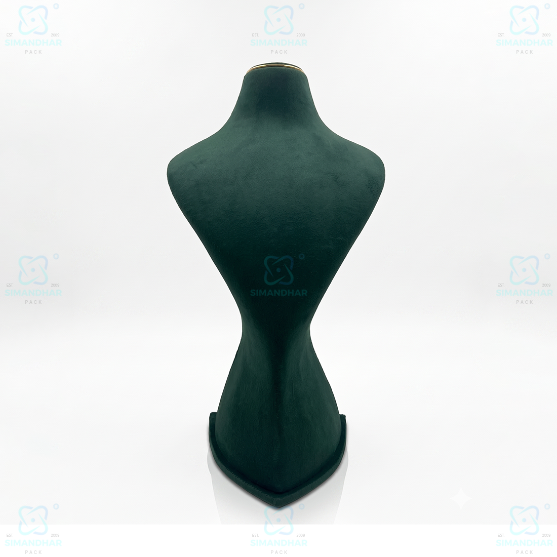 Velvet Jewellery Dummy Stand for Necklace Display