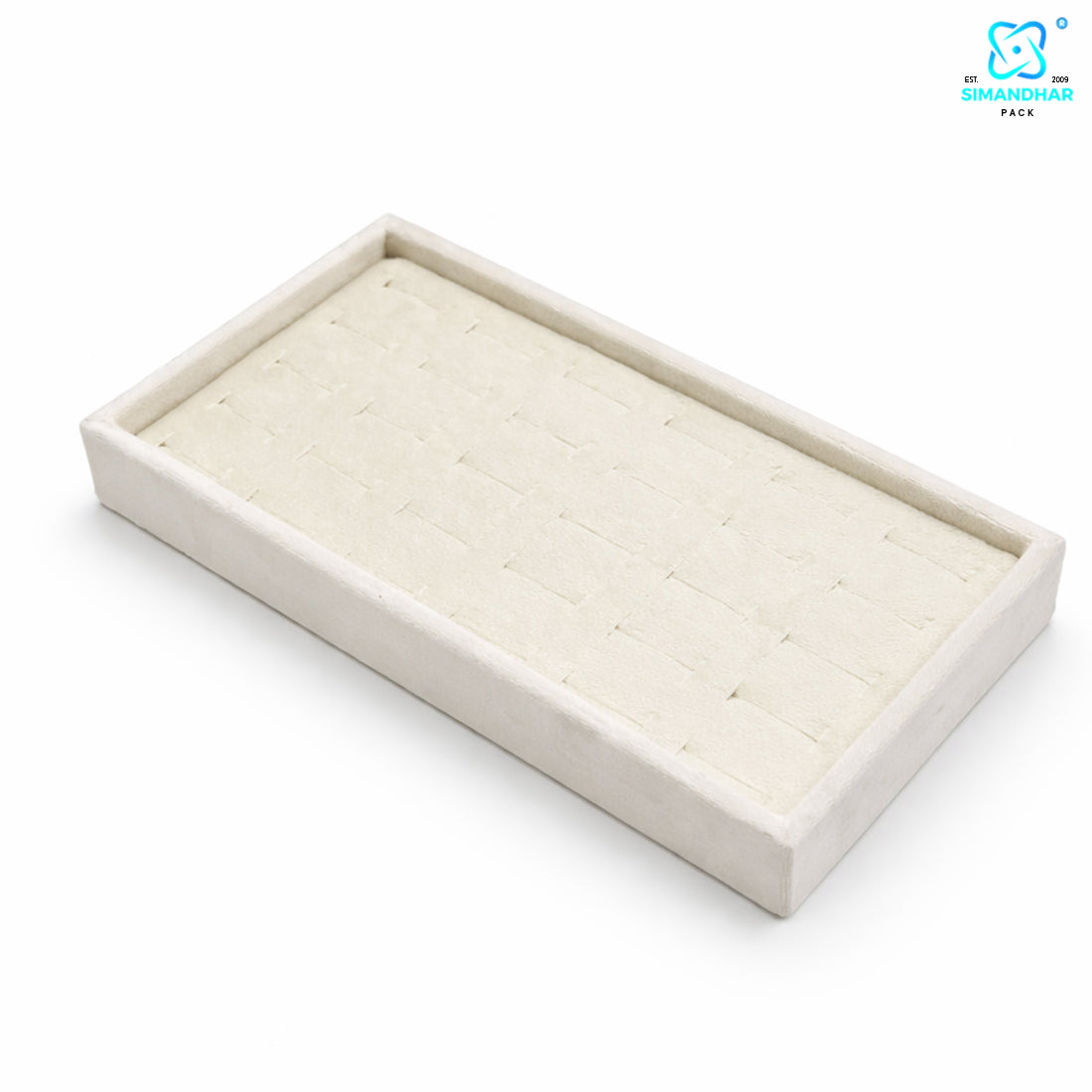Designer Velvet Ring Display Tray for Showroom Presentation