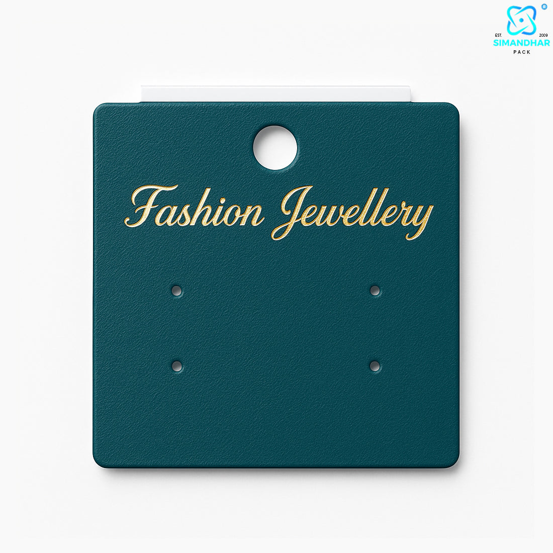 Green Stud Earrings Display Cards – Clean & Minimalist Jewelry Holder