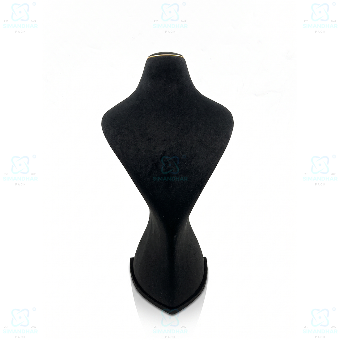 Luxury Velvet Necklace Display Dummy for Jewellery Showroom