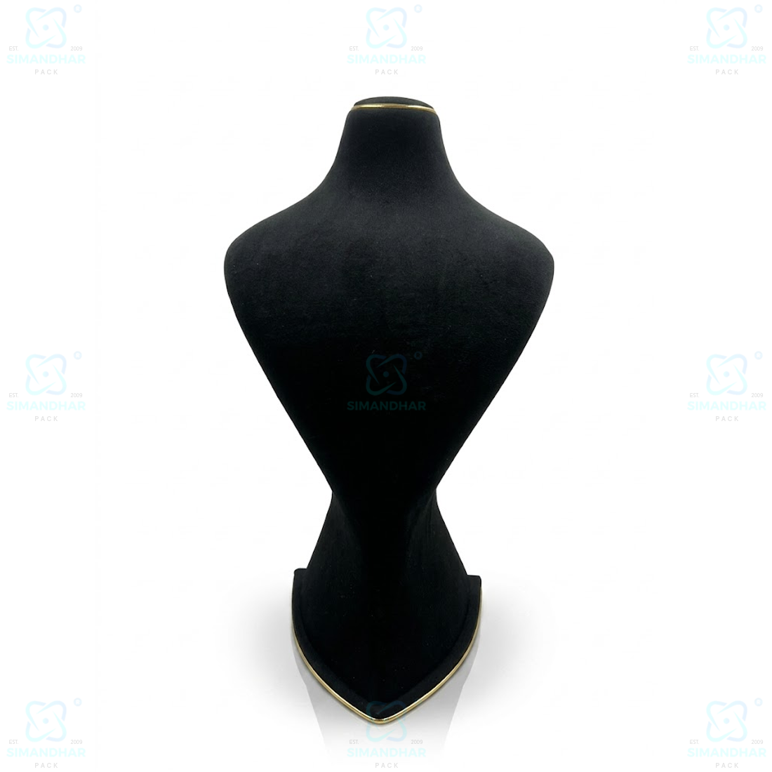 Velvet Jewellery Dummy Stand for Necklace Display