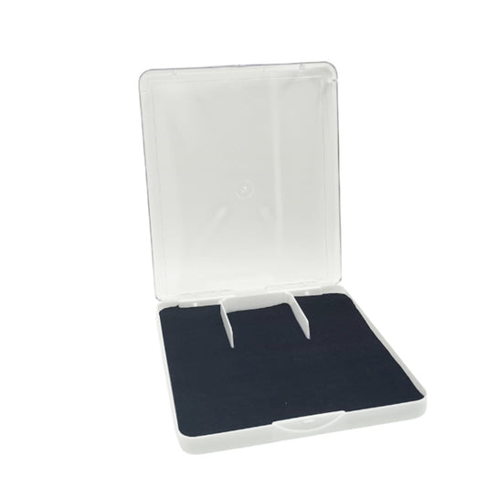 Blue Velvet Plastic Jewellery Gift Box for Necklace & Earring
