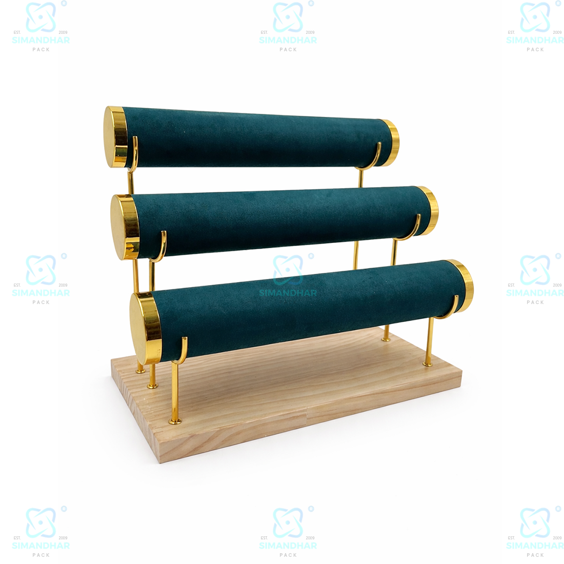 Luxury Velvet Bangle Stand for Shop & Home Jewellery Display