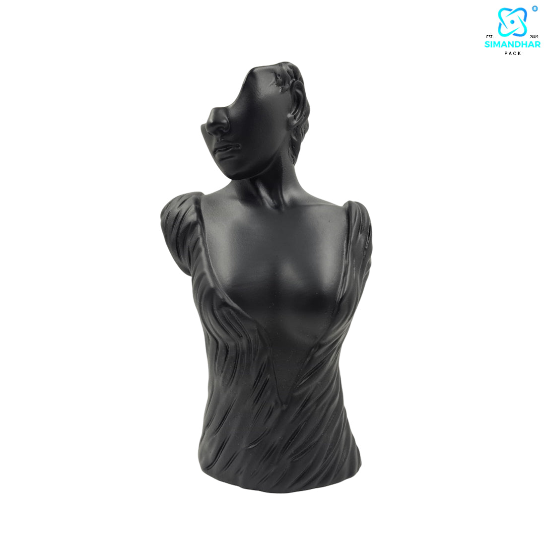 Mangalsutra Necklace Display Bust with Mannequin Face