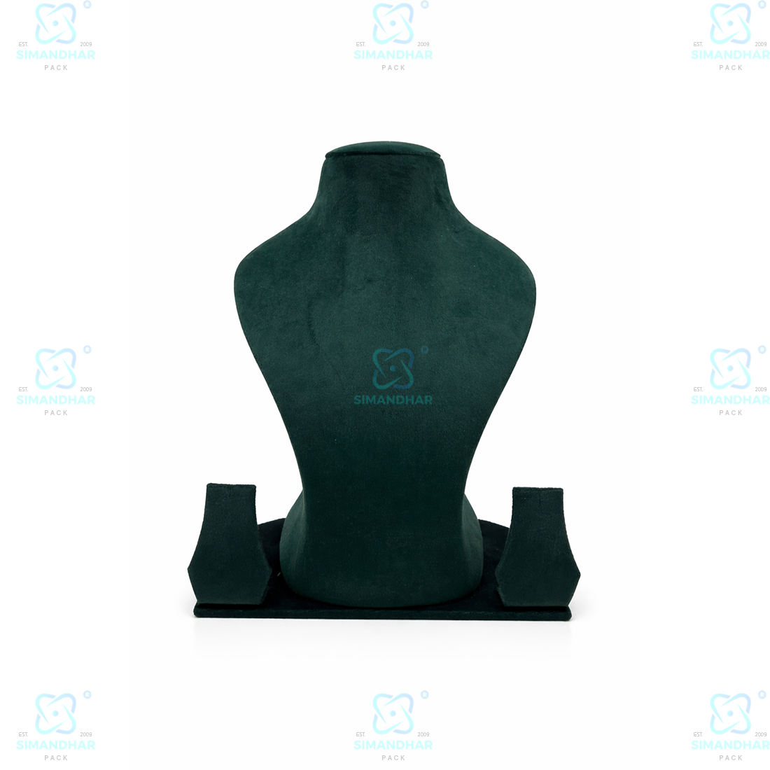 Premium Velvet Jewellery Display Statue Stand for Necklace & Pendant