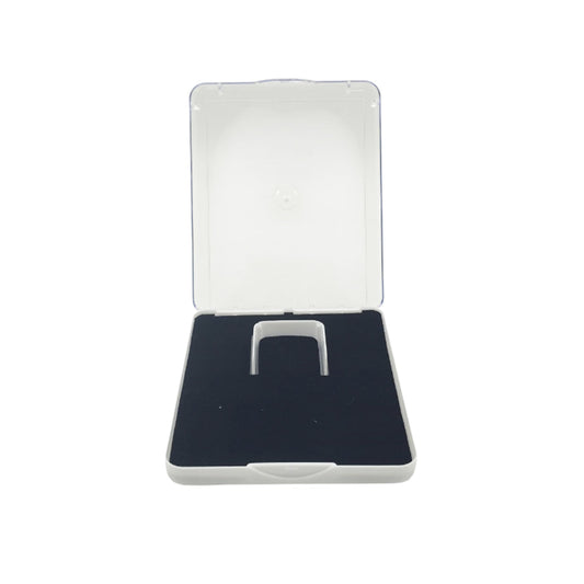 Premium Blue Velvet Plastic Box – Necklace & Earrings Jewellery Organizer