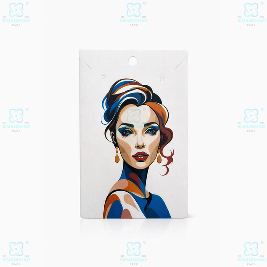 Premium Pendant Card for Baby Chain | Jewellery Display Packing Card Velvet