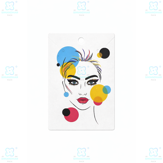 Baby Chain Jewellery Card Velvet Finish | Pendant & Mangalsutra Display Card