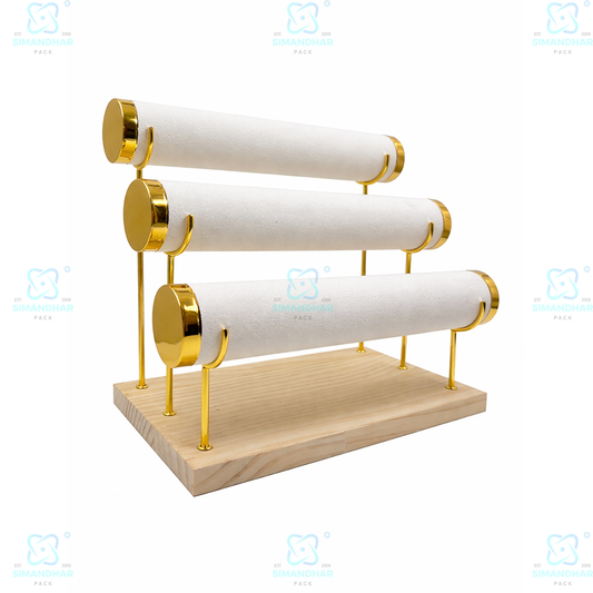 Velvet Bangle Display Stand – Anti-Scratch Jewellery Holder