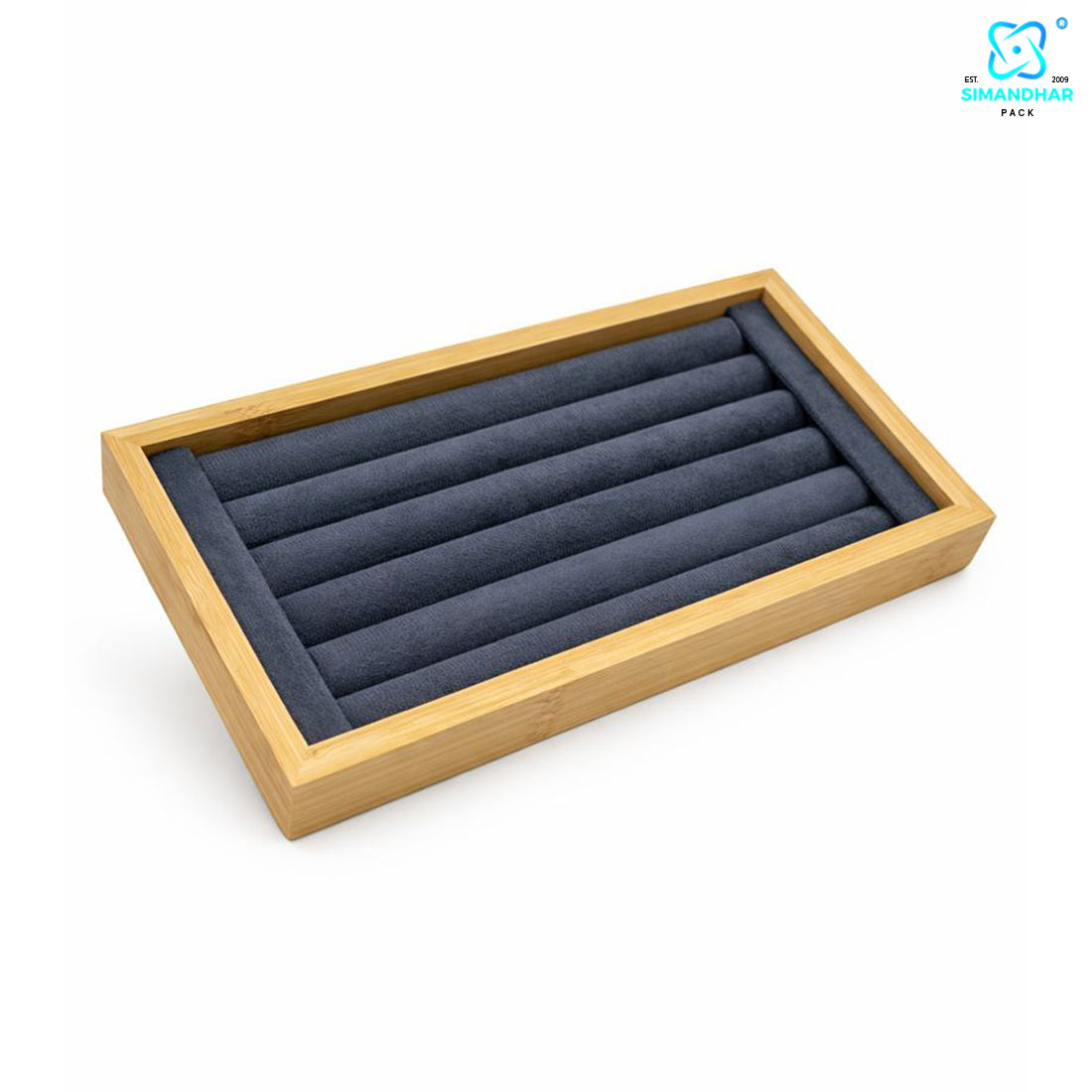Premium Velvet Kada Tray for Jewellery Display – Elegant Bangle Organizer