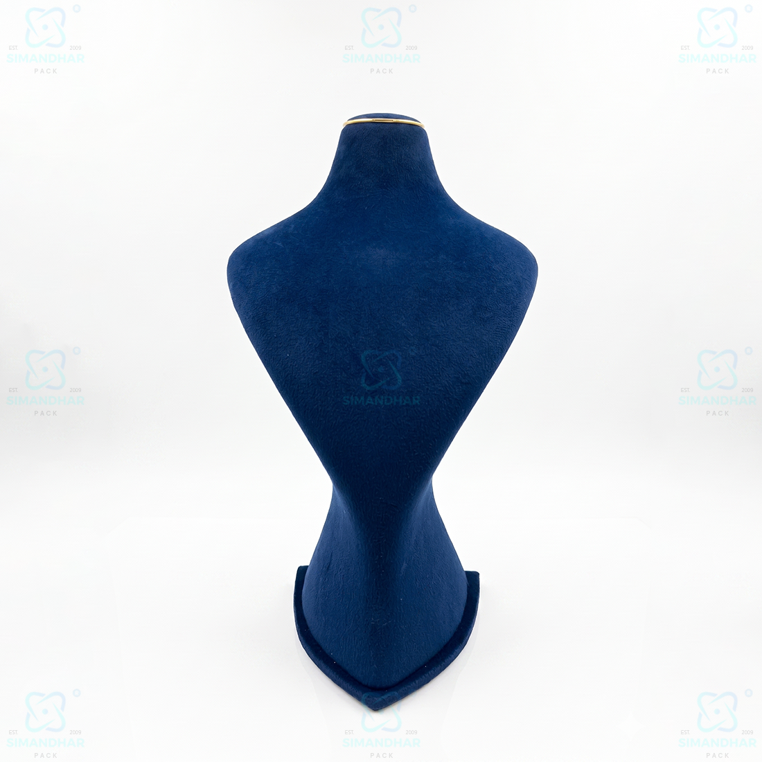Luxury Velvet Necklace Display Dummy for Jewellery Showroom