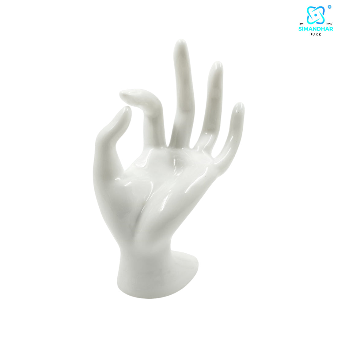 Mannequin OK Hand Finger Jewellery Glove Ring Bracelet Display Stand Holder Mannequin