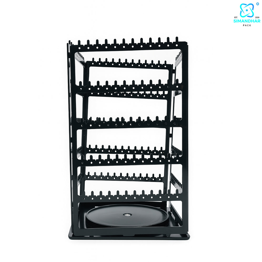 360 Degree Square Earring Stand Plastic Rotating Display (Copy)
