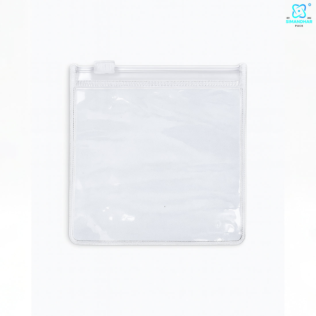 Red Clear Jewelry Pouch – Transparent Zip Bag for Earrings, Rings & Gifts