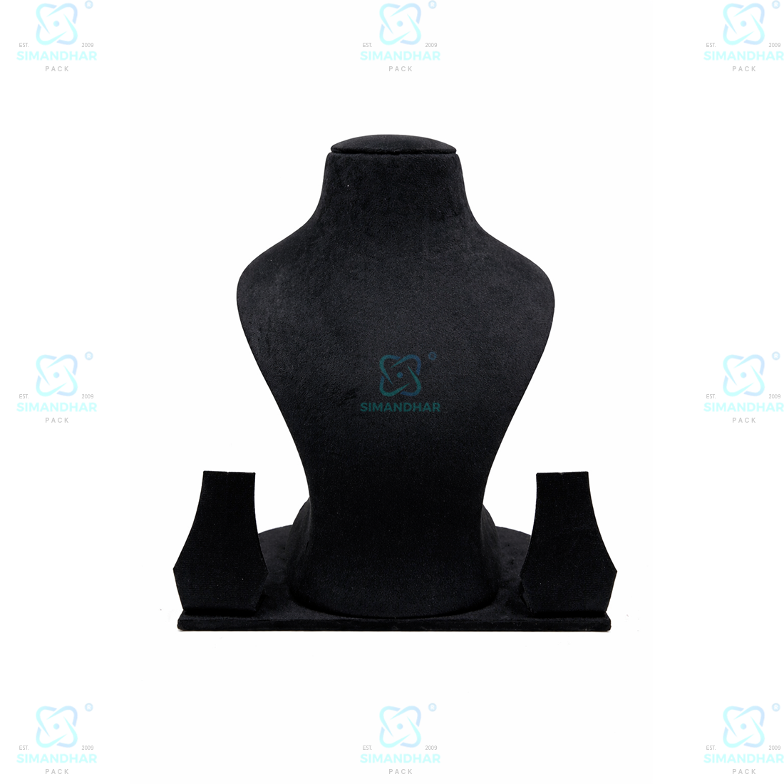 Velvet Necklace Display Bust – Premium Jewellery Showcase Stand for Retail & Photography