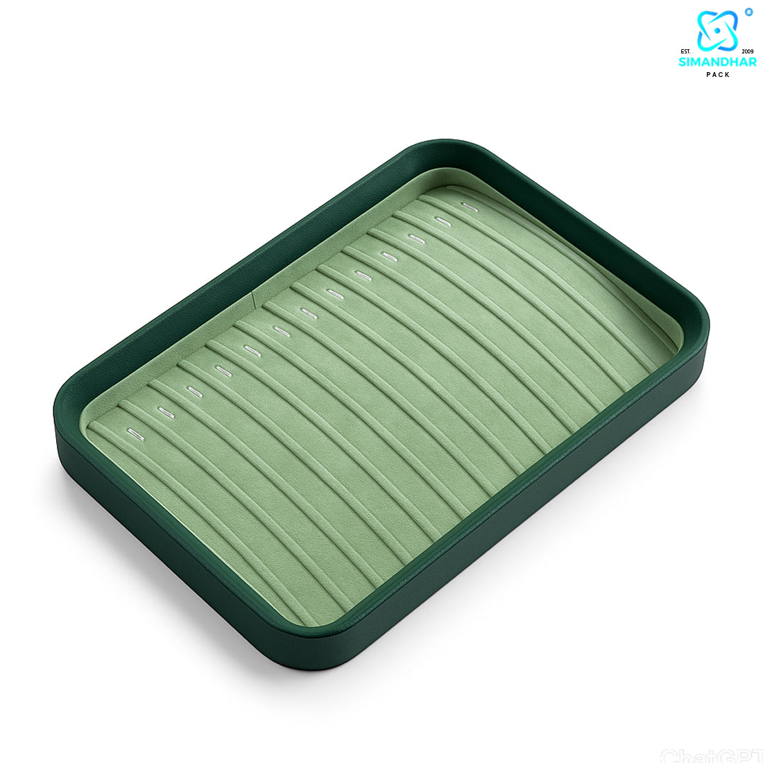 Chain Pendant Jewellery Tray – Elegant Display Organizer with Soft Velvet Lining