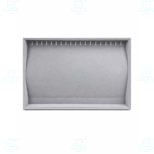 Premium Velvet Chain Tray for Jewellery Display – Elegant Organizer