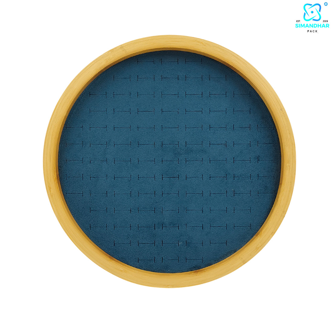 Luxury Circular Velvet Ring Organizer