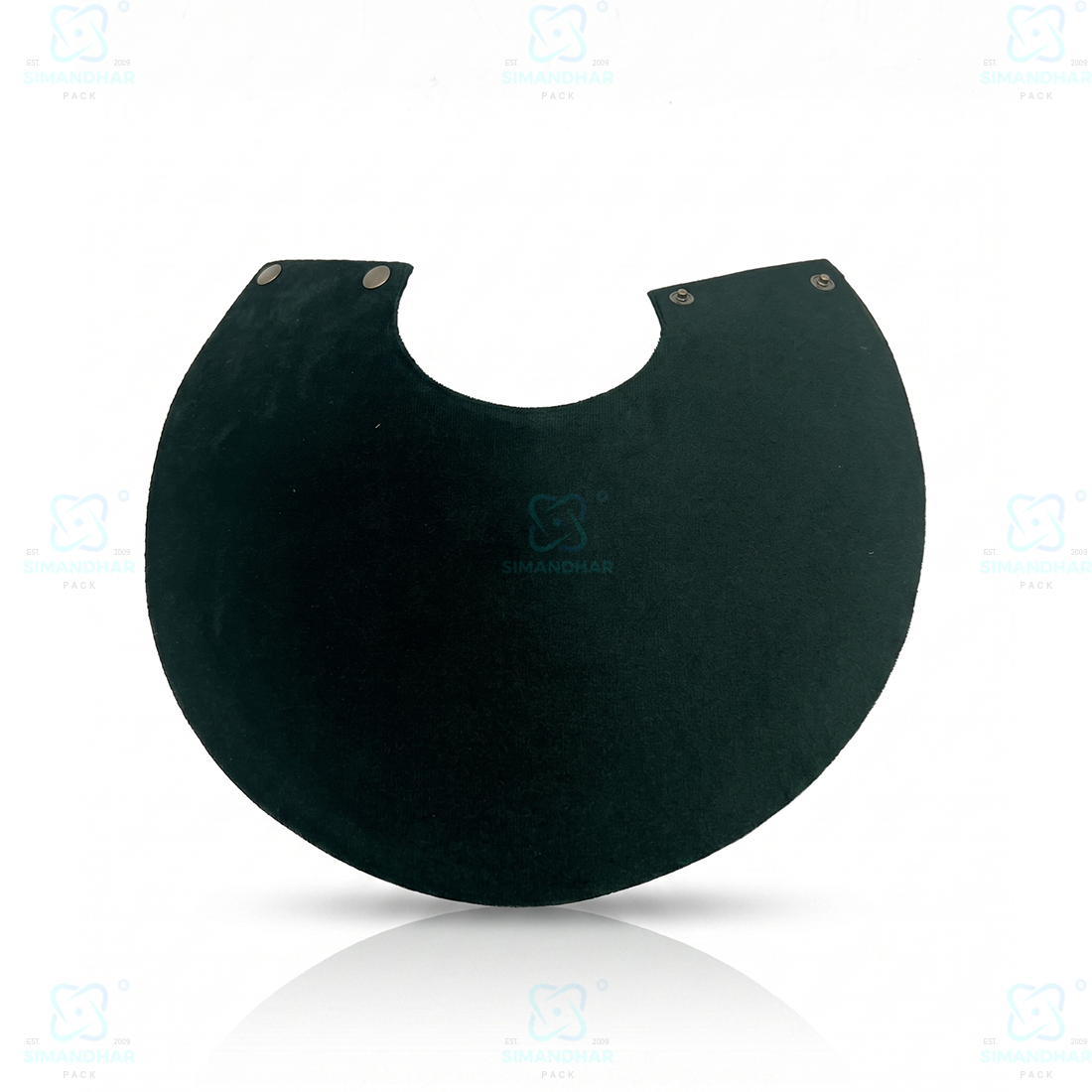 Premium Quality Leather Velvet Foldable Necklace Statue for Jewellery Display | Elegant Necklace Stand