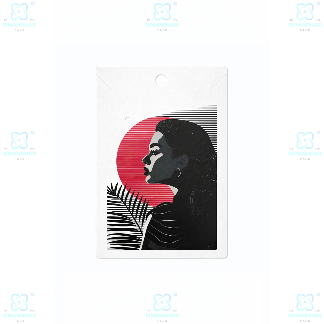 Premium Pendant Card for Baby Chain | Jewellery Display Packing Card Velvet