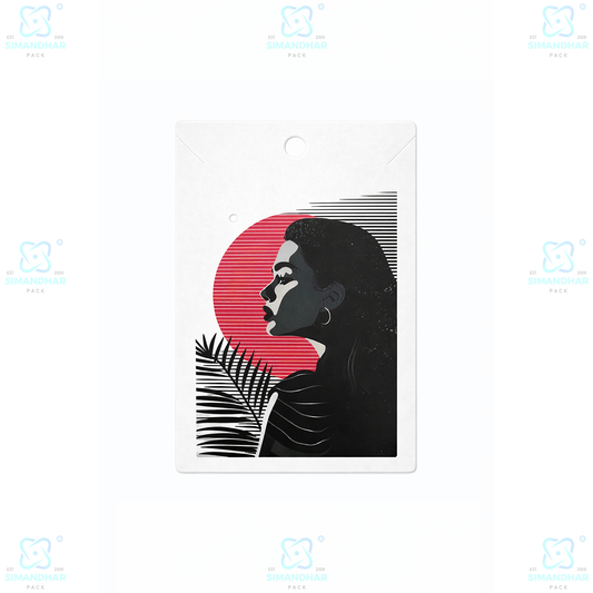 Premium Pendant Card for Baby Chain | Jewellery Display Packing Card Velvet