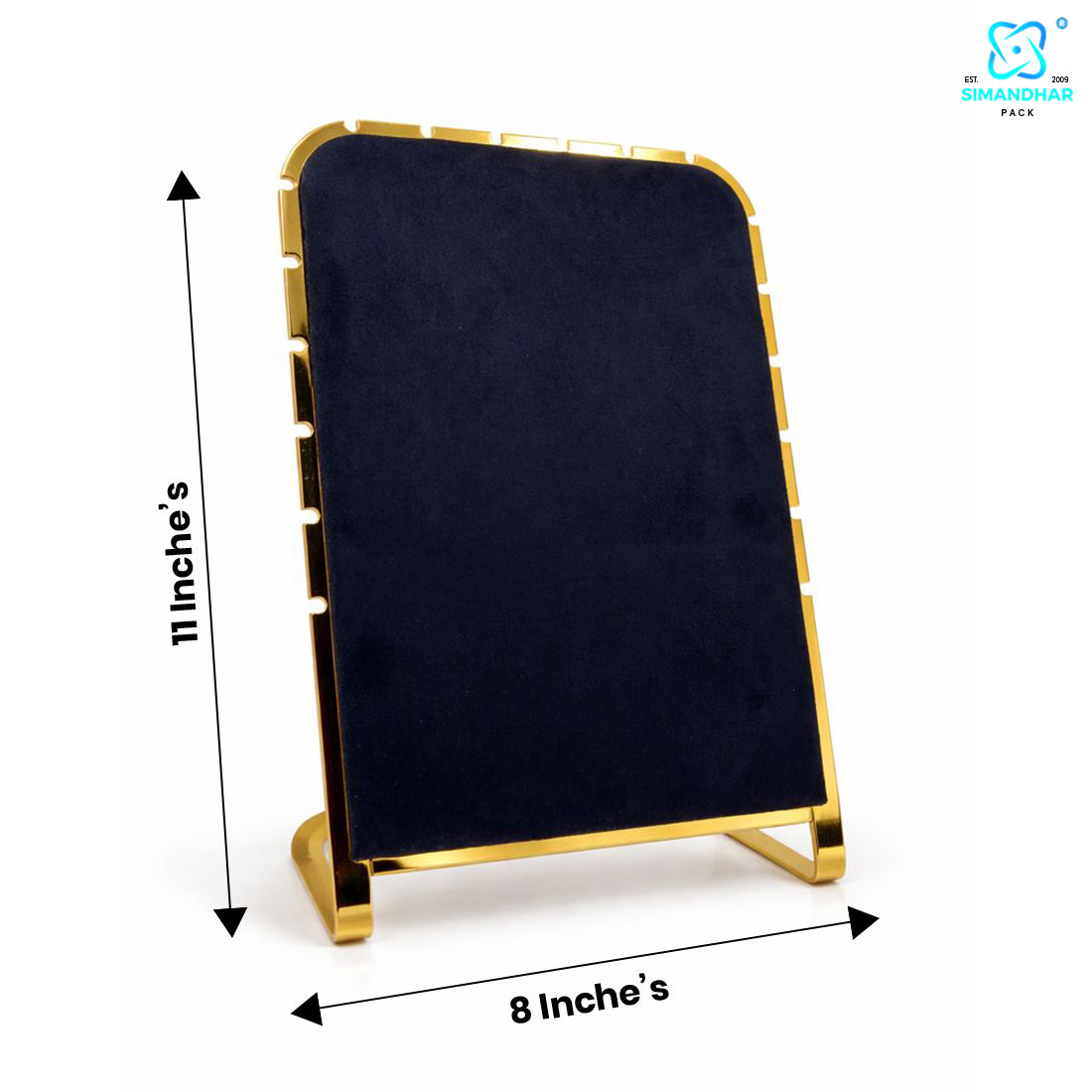 Premium Velvet Jewellery Chain Stand for Necklace & Pendant Display