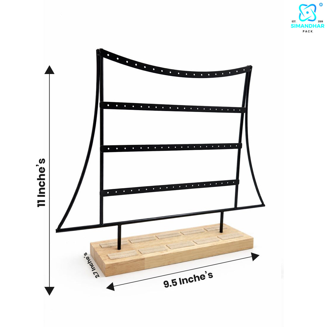 Compact Earrings Stand for Jewellery Display – Space Saving Organizer