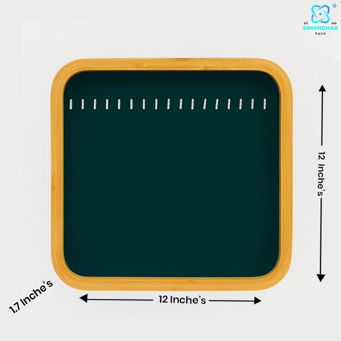 Luxury Green Necklace Display Tray for Jewellery Counters