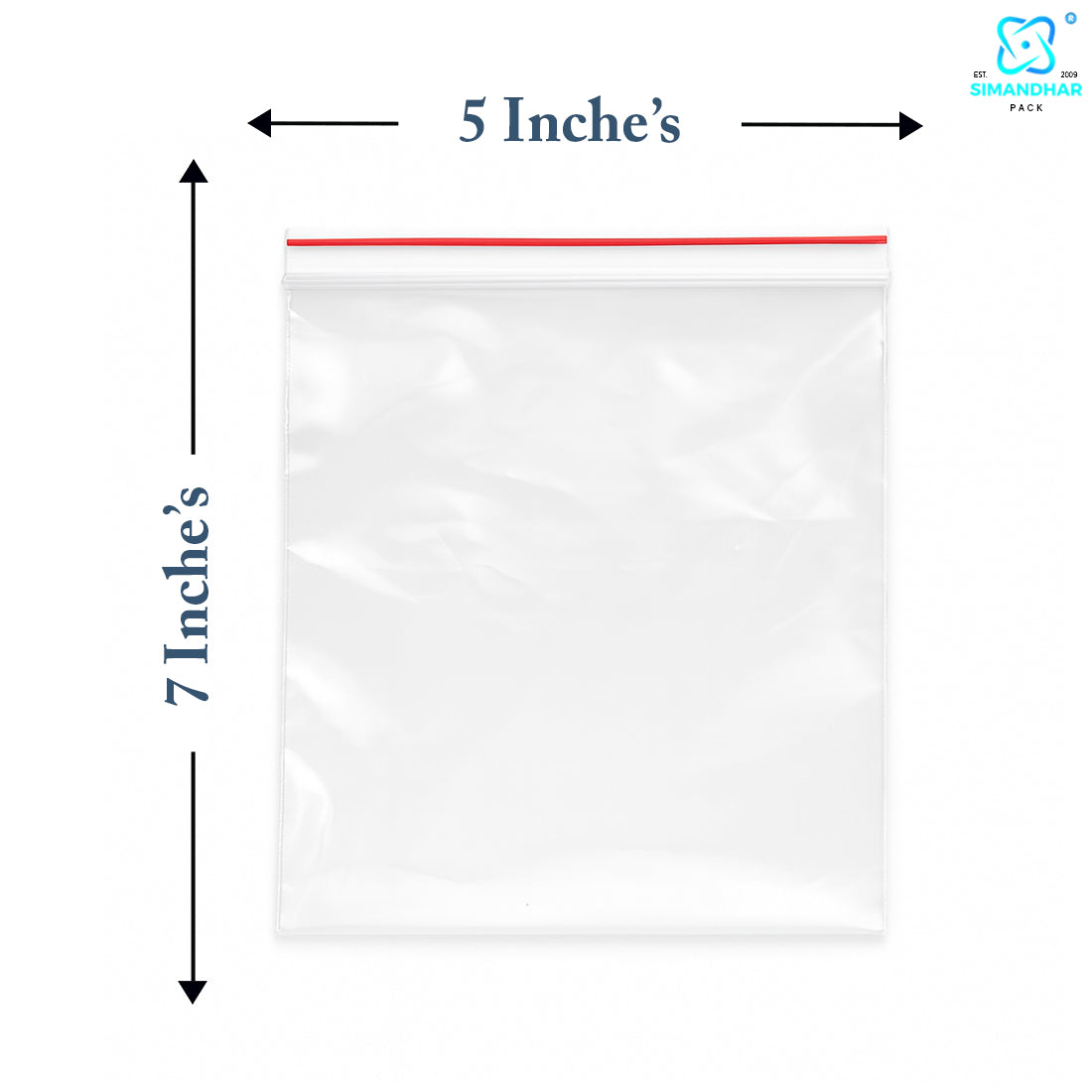 Transparent Zip Lock Bag for Food and Jewellery Packaging