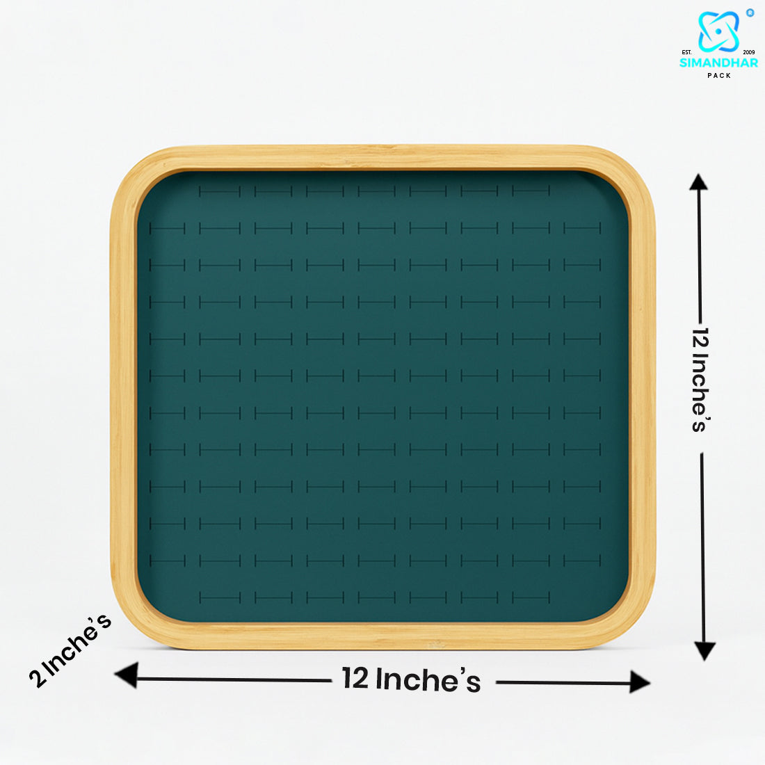Premium Green Jewellery Ring Tray – Elegant Storage Solution