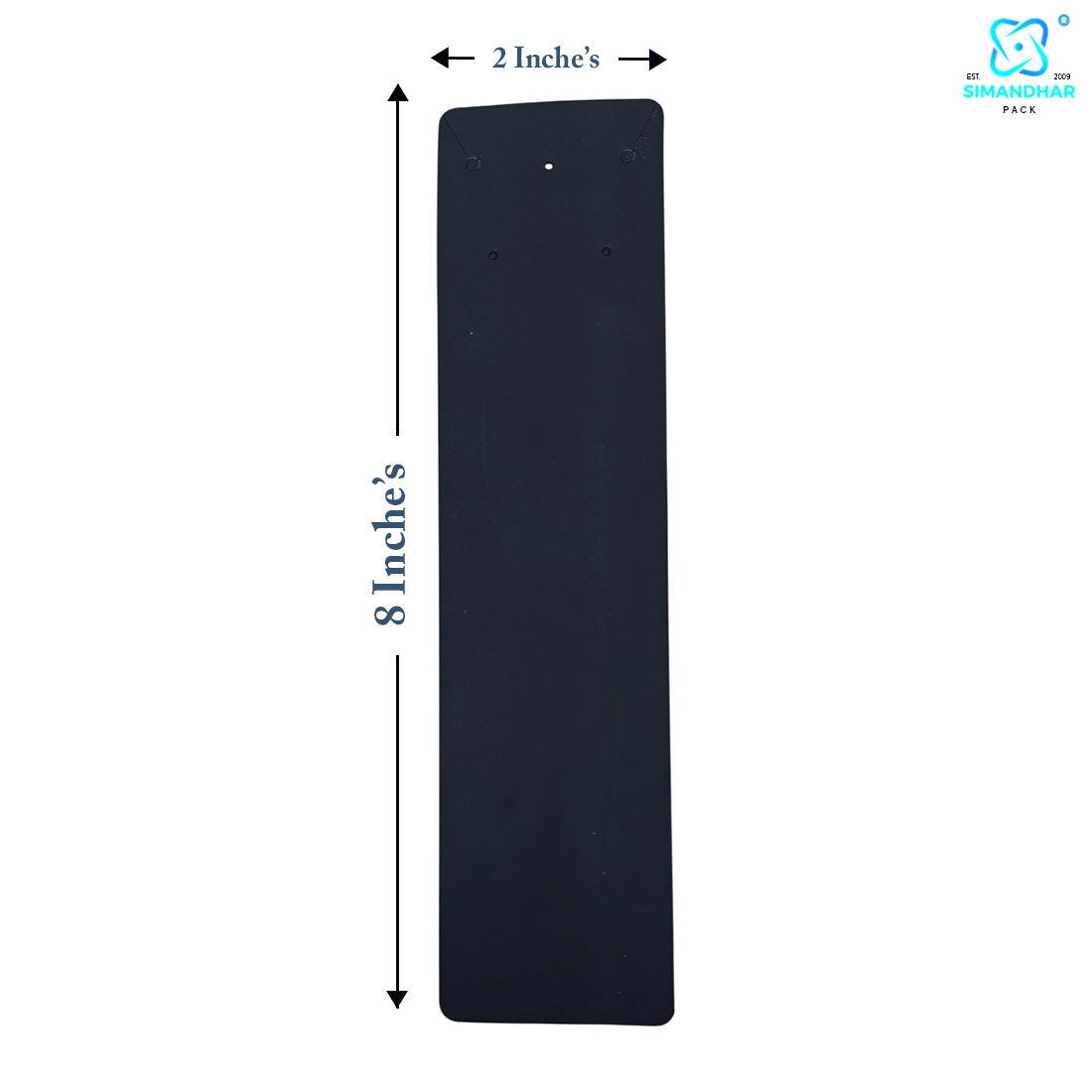 Premium Black Set Card for Fashion Jewellery Presentation