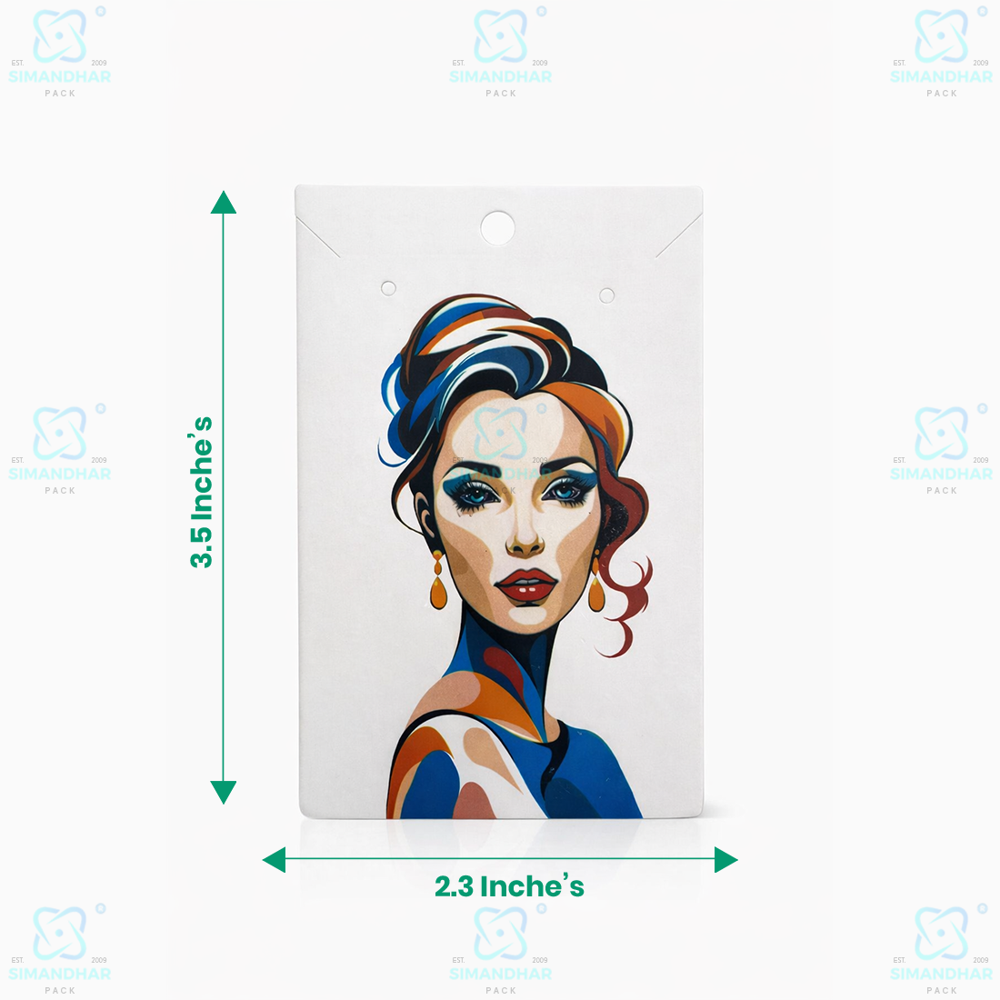 Premium Pendant Card for Baby Chain | Jewellery Display Packing Card Velvet