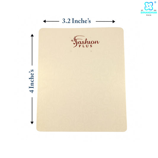 Durable Necklace Display Holder Cards for Jewelry Shops