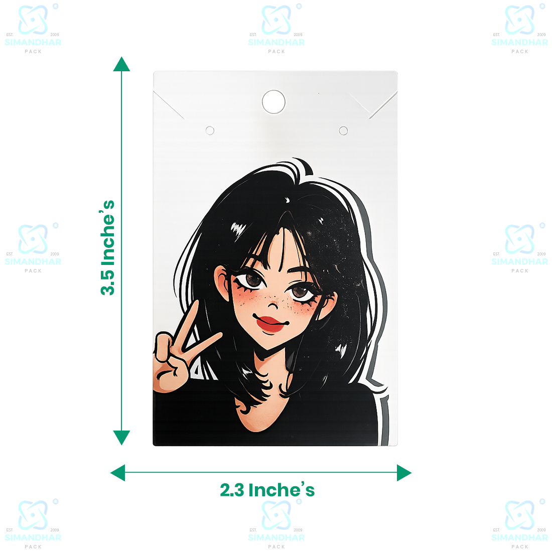 Premium Baby Chain Pendant Card | Jewellery Packing Display Card for Necklace & Chain