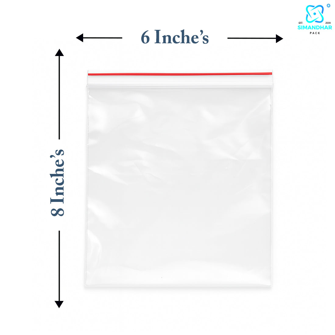Transparent Zip Lock Bag for Food and Jewellery Packaging