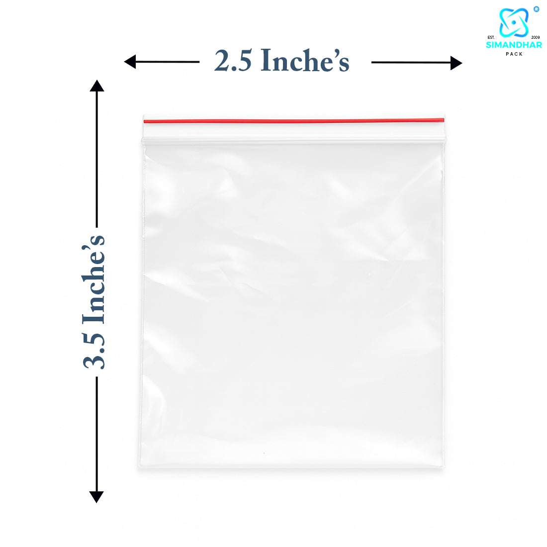 Transparent Zip Lock Bag for Food and Jewellery Packaging