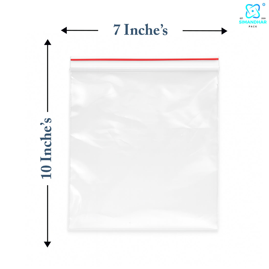 Transparent Zip Lock Bag for Food and Jewellery Packaging