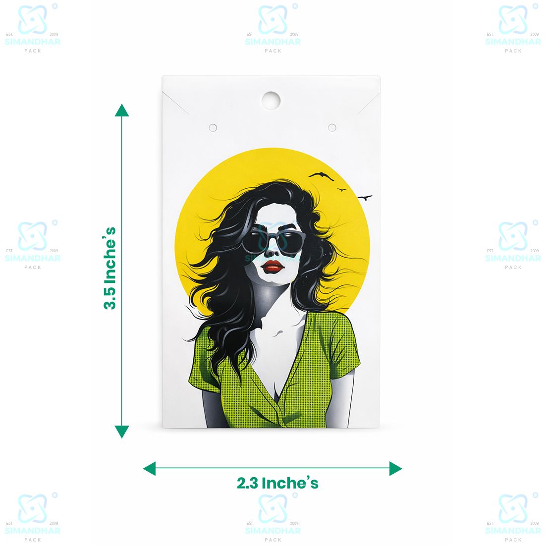 Baby Chain Packing Card for Jewellery | Pendant Necklace Display Card
