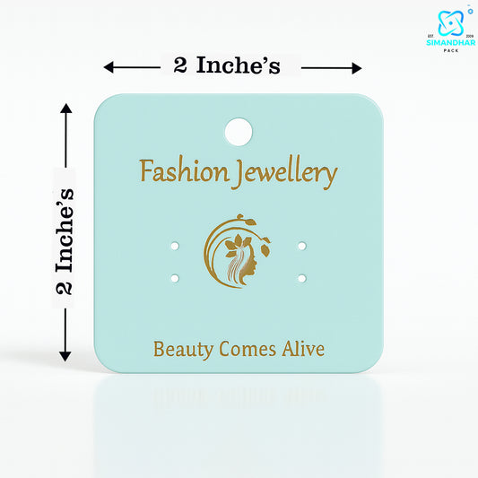 Jewelry Display Cards for Studs – Ideal for Boutiques, Exhibitions & Online Sellers